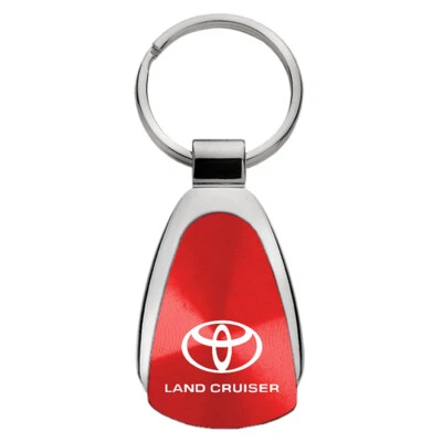 Llavero Toyota Land Cruiser Tear Drop (rojo) Foto 1 de 3