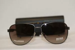 Nuevo Auténtico Hugo Boss 0542 Rutenio/Polarizado 0CAG 60-14-140 ¡Con Estuche Original! - Imagen 1 de 5