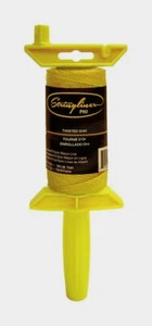 Stringliner Pro Gold Twisted Chalk Line Reel Rewind Crank Thumb Brake 135' 25000 - Picture 1 of 1