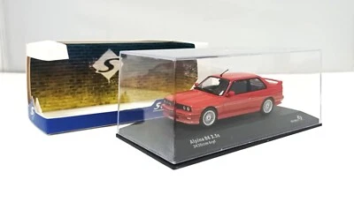 BMW Alpina B6 E30 - 3.5s 6cyl Brillant Red Rosso Solido 1:43 Usato + Box 1/43 - Immagine 1 di 4