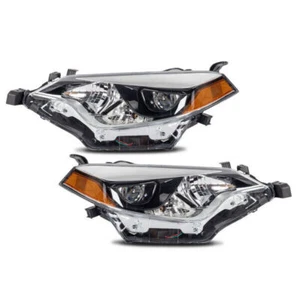 For 2014 2015 2016 Toyota Corolla LED Headlights Right Left Driver Passenger Set - Picture 1 of 14