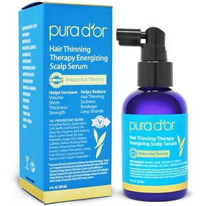 PURA D'OR Dor Hair Thinning Therapy Scalp Serum Energizing Revitalizer Treatment - Picture 1 of 6