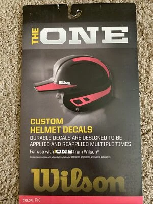 *NEW* THE ONE Custom Baseball/Softball Helmet Decal Pink  BB4 - Image 1 of 2