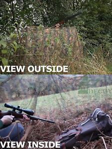 Jack Pyke English Oak 4x1.5m Camo Hide Net Netting Clear View Shooting
