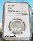 1964 SREBRO Kennedy Half Dollar NGC PR67, Fantastic Eye Appeal Kup teraz Darmowa wysyłka