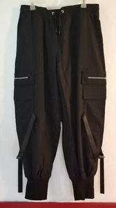 Pantalones SHEIN Streetwear para Hombres Negros Carga Bolsillos con Cremallera Cordón Talla XXXL / XL - Imagen 1 de 10