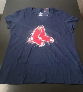 Fanatics MLB Boston Red Sox Women's V-Neck Shirt XL - Picture 1 of 9