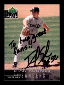 2004 Upper Deck First Pitch - David Sanders - On Card Autograph