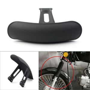Parafango anteriore nero per moto retrò adatto a Honda CG125 - Foto 1 di 9