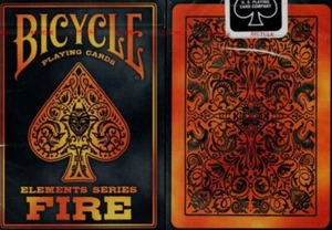 Bicycle Fire Elements Series Playing Cards New Custom Deck Poker Size - Picture 1 of 2