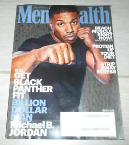 MEN'S HEALTH Magazine MICHAEL B. JORDAN Black Panther Fitness Issue MAY 2018 - Picture 1 of 1