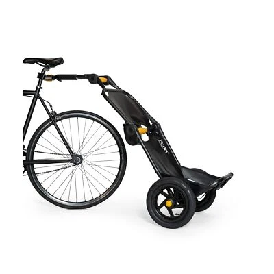 Burley Travoy, Compact Folding Cargo Bike Trailer Black - Image 1 of 4
