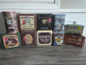 Hershey Tin Set Unopened Original Factory Sealed Antique 10 pieces - Picture 1 of 2