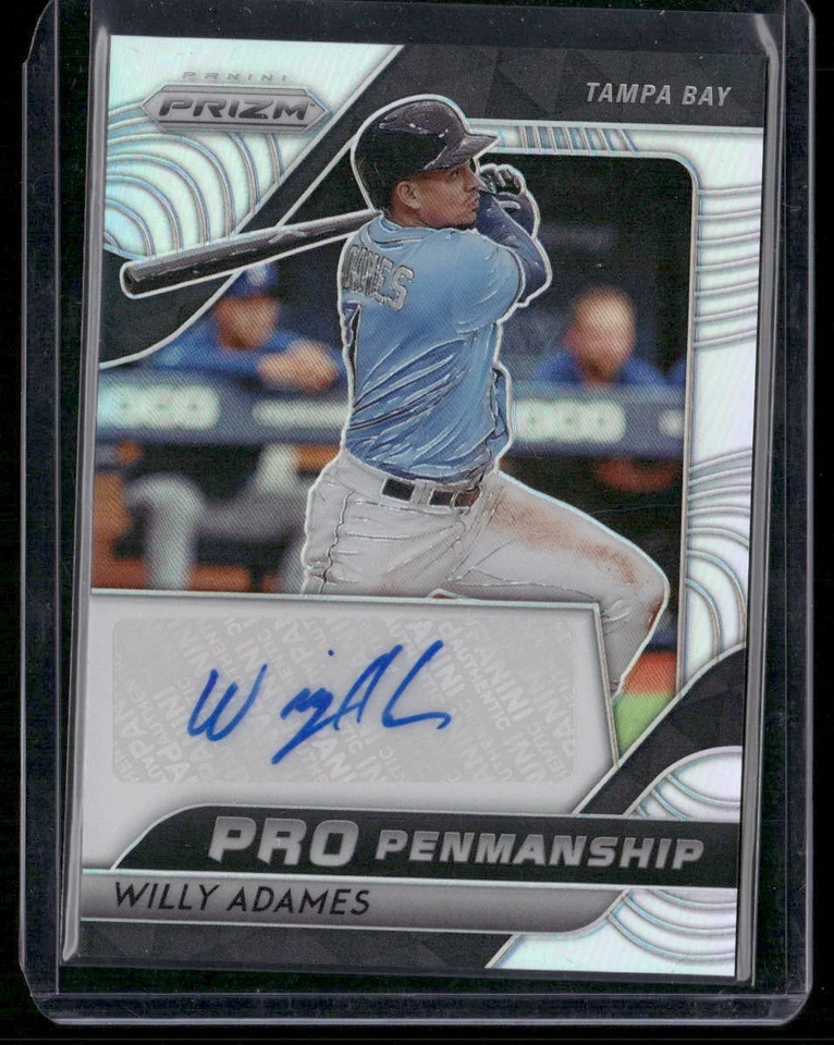 2020 Panini Prizm #PP-WA Willy Adames Pro Penmanship AUTO - Image 1 of 2