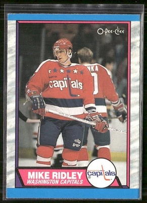 1989-90 O-Pee-Chee - Mike Ridley #165 - Image 1 of 2