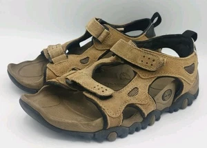 Sandalias Timberland de cuero nobuck para caminar senderismo marrón para hombre talla 7M Reino Unido 6,5 - Imagen 1 de 12