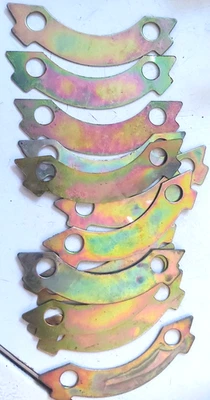 12x Sicherungsblech,Antriebswelle,BMW E10,1602,1802,2002 #33211102240,Altbestand Foto 1 de 2