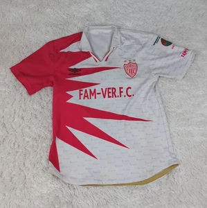 Necaxa Atletica Home Football Soccer Jersey men Sz M red white mexico - Picture 1 of 17