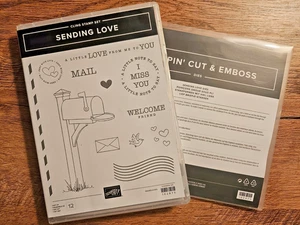 Stampin Up SENDING LOVE & Koordinating Dies Valentinstag, Briefkasten Rentner - Bild 1 von 3