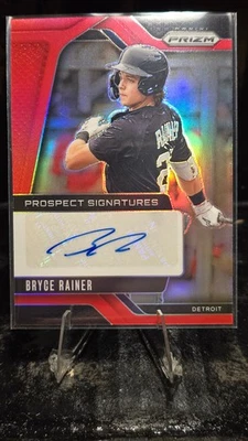 2025 Panini Prizm - Prospect Signatures Bryce Rainer,  #PS-BR Red... /99 - Image 1 of 2
