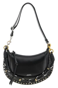 Isabel Marant Oskan Moon Black Leather Shoulder Bag New And Authentic - Picture 1 of 4