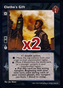 Lot of 2 cards: Clotho's Gift [BL set] - VTES card - Imagen 1 de 3