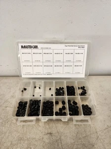 McMaster-Carr Black-Oxide Alloy Steel Set Screw Assortment 70+Pc 98606A010 - Picture 1 of 13