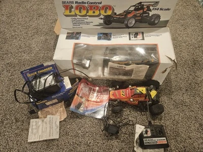  Lot of Sears Lobo I & II Frame Buggy RC Car 49 MHz Nikko Mosquito Vintage W/box - Image 1 of 4