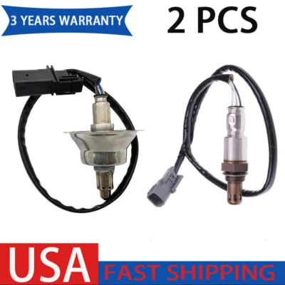 2pcs Oxygen Sensor Up+Down For Hyundai Sonata 2.4L L4 2015 2016 2017 2018 2019 - Image 1 of 4