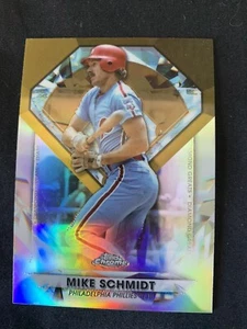 2022 Topps Chrom Update Mike Schmidt Diamant große Stanzschnitte #DGC22 Phillies - Bild 1 von 1