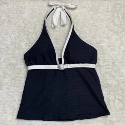 NWT La Blanca Lets Bond Women's Black White Tankini Dress Size 14 - Изображение 1 из 4