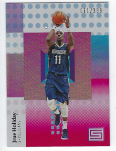 JRUE HOLIDAY 2017-18 PANINI STATUS NBA RED PARALLEL /299