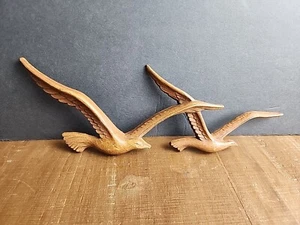 Vintage 1981 HOMCO Flying Birds Seagulls In Flight #7619 Wall Decor Plastic - Picture 1 of 18