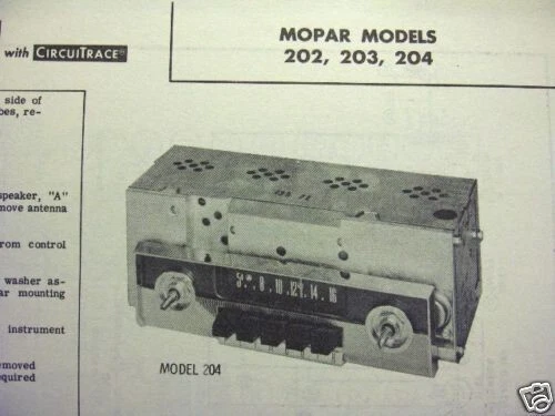 PLYMOUTH 204 1962, VALIANT 203, LANCER 202 RADIO FOTOFACTO Foto 1 de 1