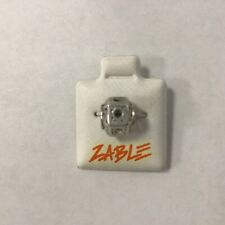 New Zable Charm "Hexagon" Shape 3/8' wide 1/4' Hole Perfect Fancy Gift Shiny