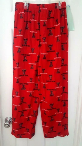 TEXAS TECH RED RAIDERS Youth Pants Size Small 8 Kids Sweats Sleep Pajamas Cover