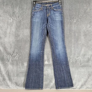 Pantalones de mezclilla Citizens Of Humanity Kelly elásticos #001 cintura baja corte boot para mujer talla 24 - Imagen 1 de 18