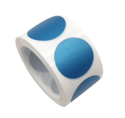 Scratch Off Sticker Custom Game Party DIY Scratch Win Round Blue 30pcs 25mm - image 1 of 4