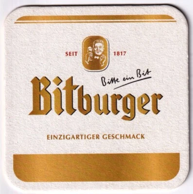 Bierdeckel 🍺 Bitburger 🍺 Bitte ein Bit - Bild 1 von 2