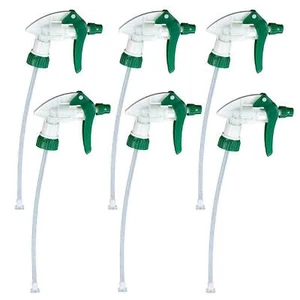 6 Pcs Heavy Duty Chemical Resistant Trigger Sprayer Spray Bottle Nozzle Head - Picture 1 of 11