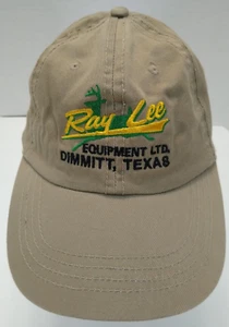 Ray Lee Equipment Baseball Cap Hat Adult Adjustable Buckle Green and Yellow NOS - Picture 1 of 8