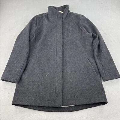 Pendleton Coat Mens Large Gray Wool Blend Full Zip Overcoat Outdoor Coat Preppy - Image 1 of 4