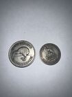 New Zealand 1933 One Florin & 1929 One Shilling Silver Coins