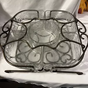 Bandeja de servir de colección Princess House Fantasia 7 piezas - Imagen 1 de 10