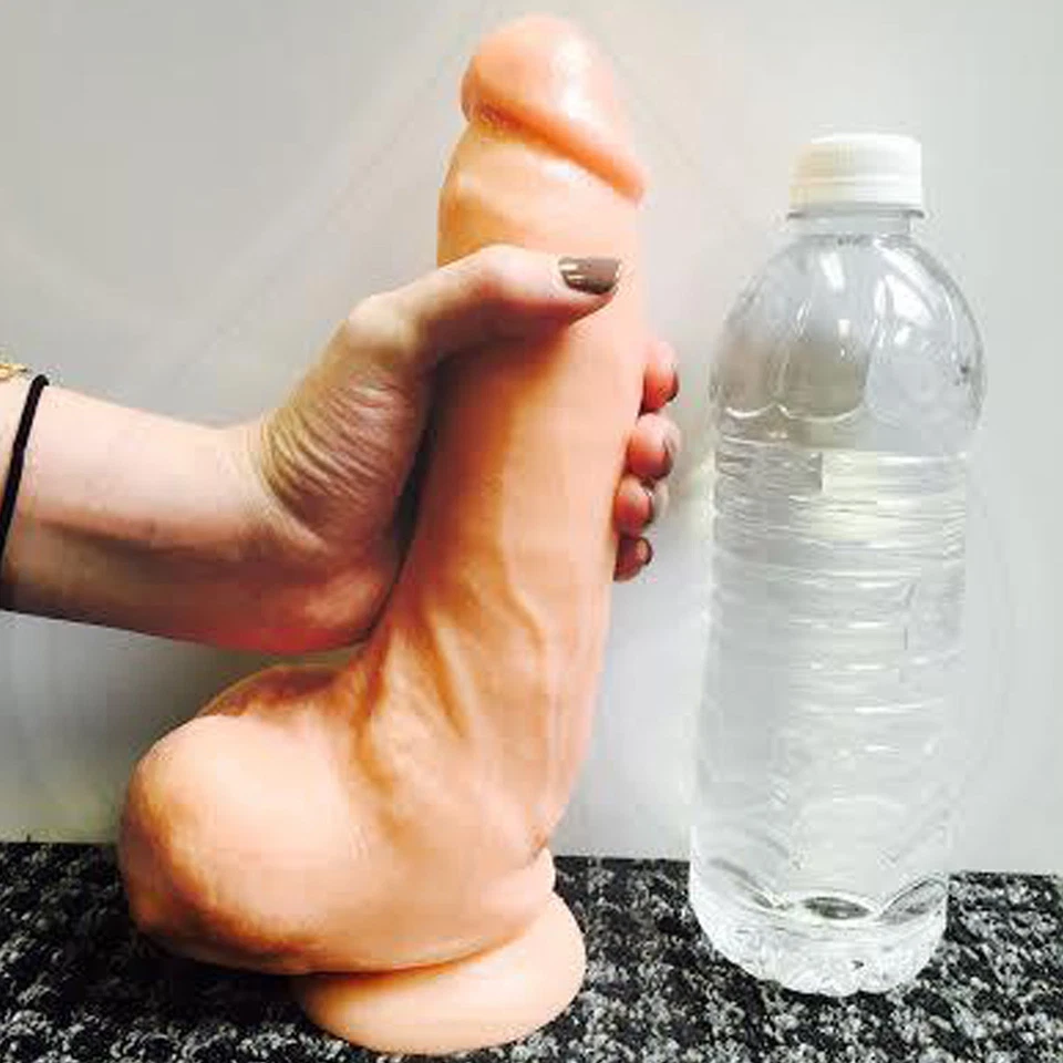 Присоска SexFlesh 9 дюймов Rebellious Ryan Thick Girth Dildo Vein основание сделано в США - Изображение 1 из 4