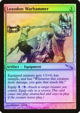 Loxodon Warhammer FOIL Mirrodin PLD Artifact Uncommon MAGIC MTG CARD ABUGames