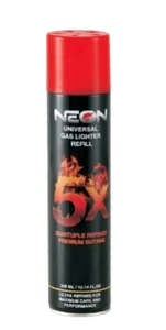 3 Can Neon 5X Refined Butane Lighter Gas Fuel Refill 300 mL 10.14 oZ Cartridge - Picture 1 of 1