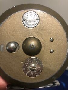 VINTAGE RARE OCEAN CITY FLY FISHING REEL #77; MADE IN USA!