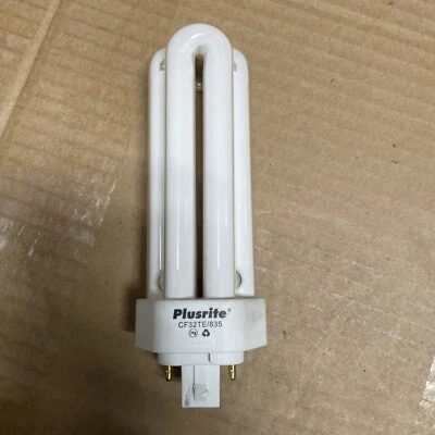 Plusrite  32w CF32TE/835 GX24Q-3 Compact Fluorescent Light Bulb 3500K - Image 1 of 4