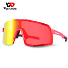 WEST BIKING Polarisierte UV400 Radfahren Sonnenbrille Sportbrille Rosa Orange